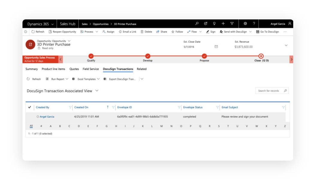00docusign 1 DocuSign for Dynamics 365
