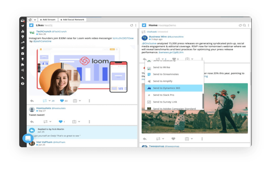 Hootsuite for Dynamics 365