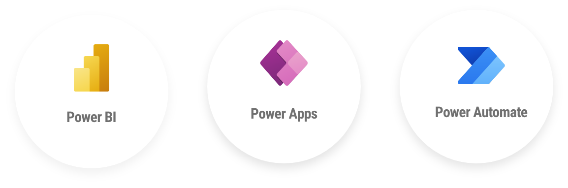 Microsoft Power Platform & Apps logos