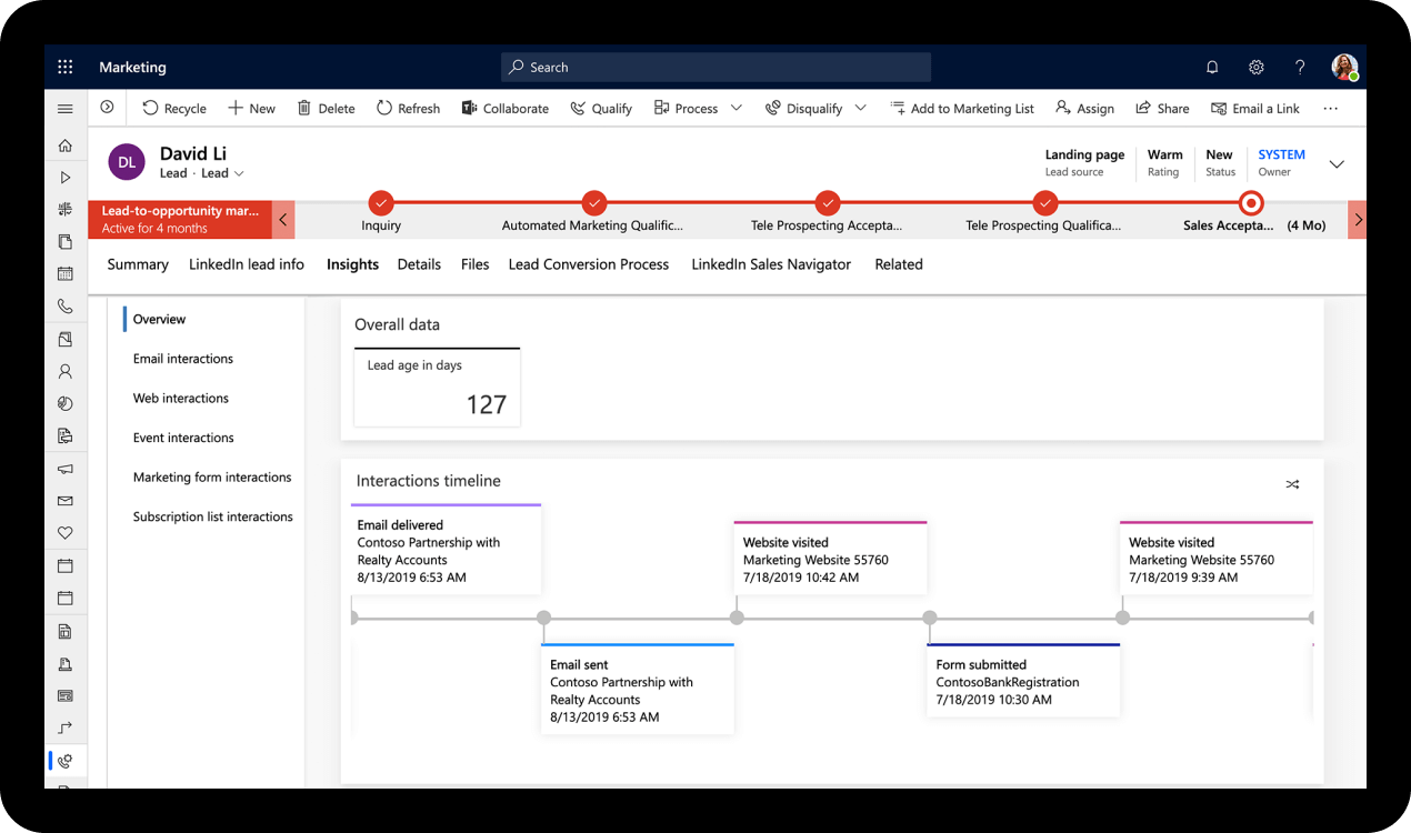 Why Dynamics 365 CRM is right for manufacturing - data