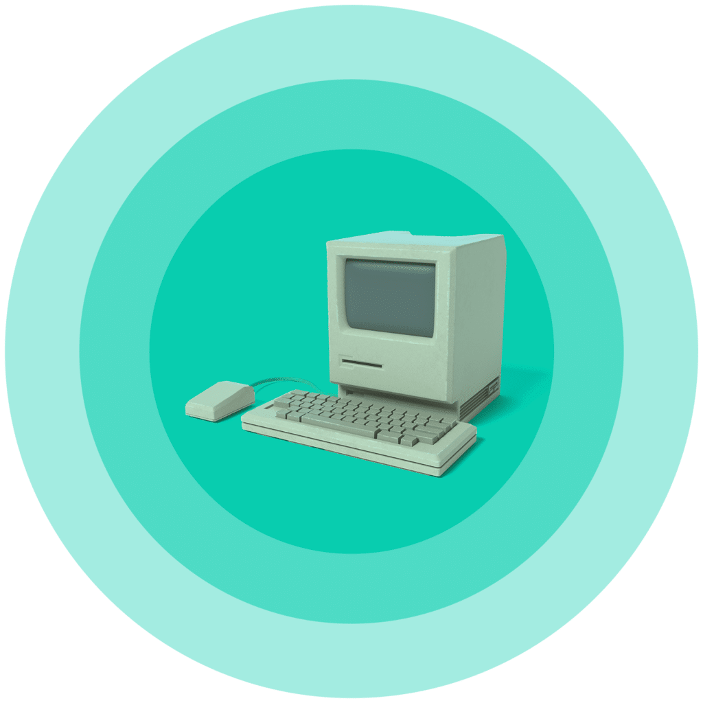 vintage=computer-green-history-of-CRM