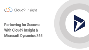 partnering for success with cloud9 insight