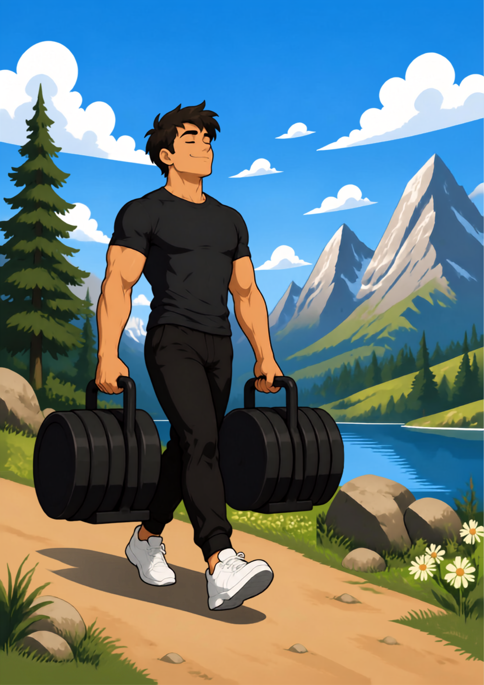Cartoon scenic view (1) Cartoon scenic view (1)