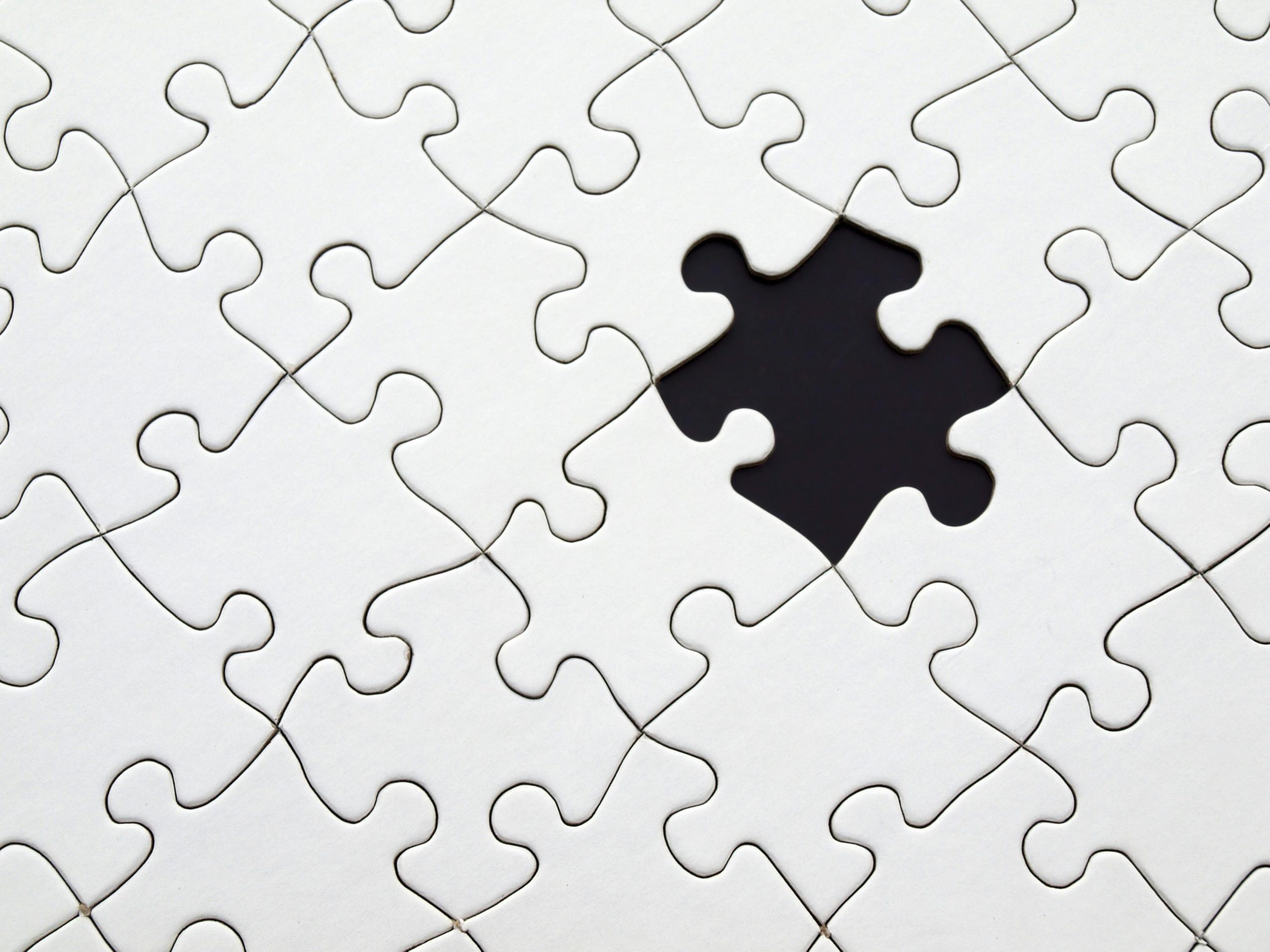 pexels-pixabay-262488 jigsaw puzzle with one piece missing