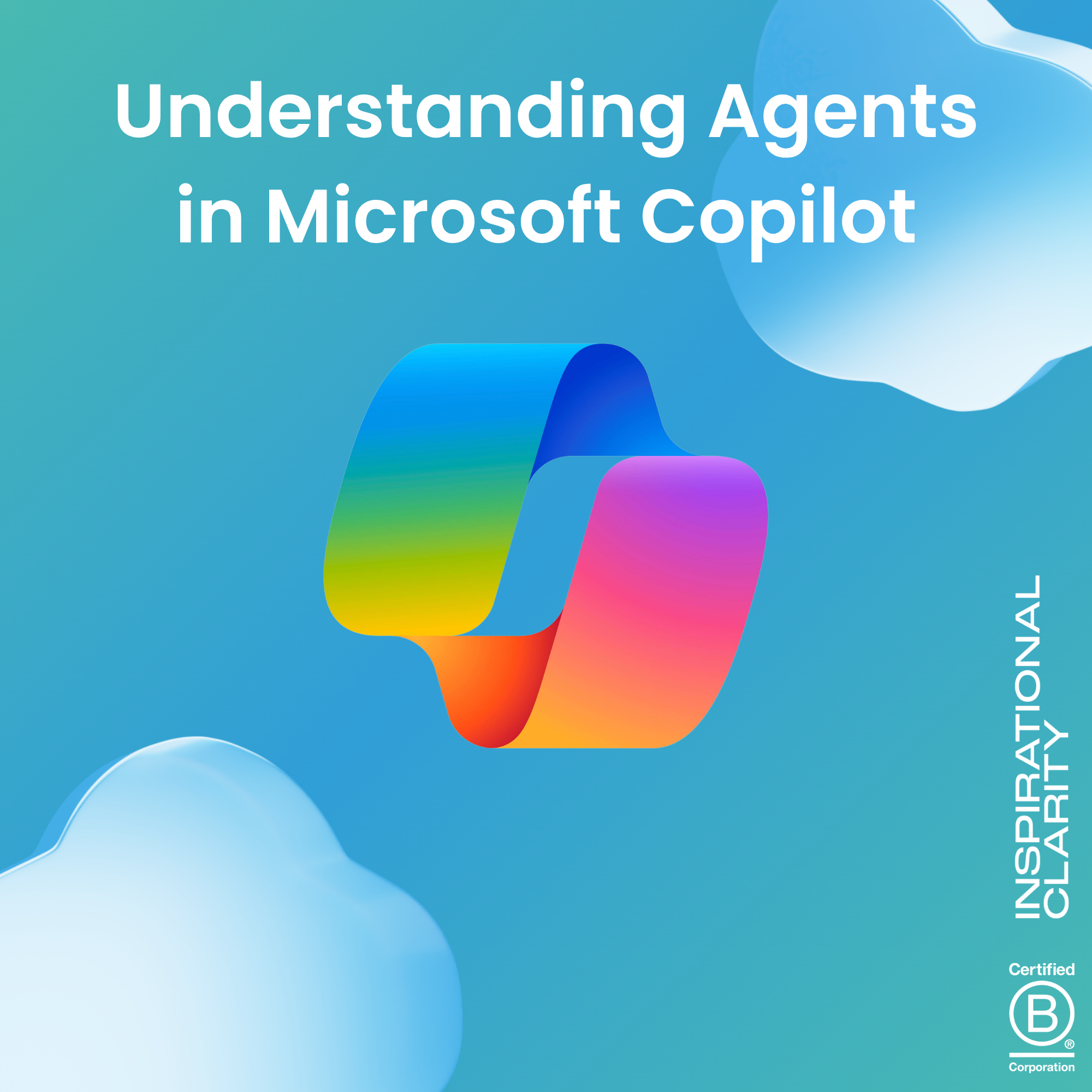 Understanding Agents in Microsoft Copilot - event graphic with the Copilot logo